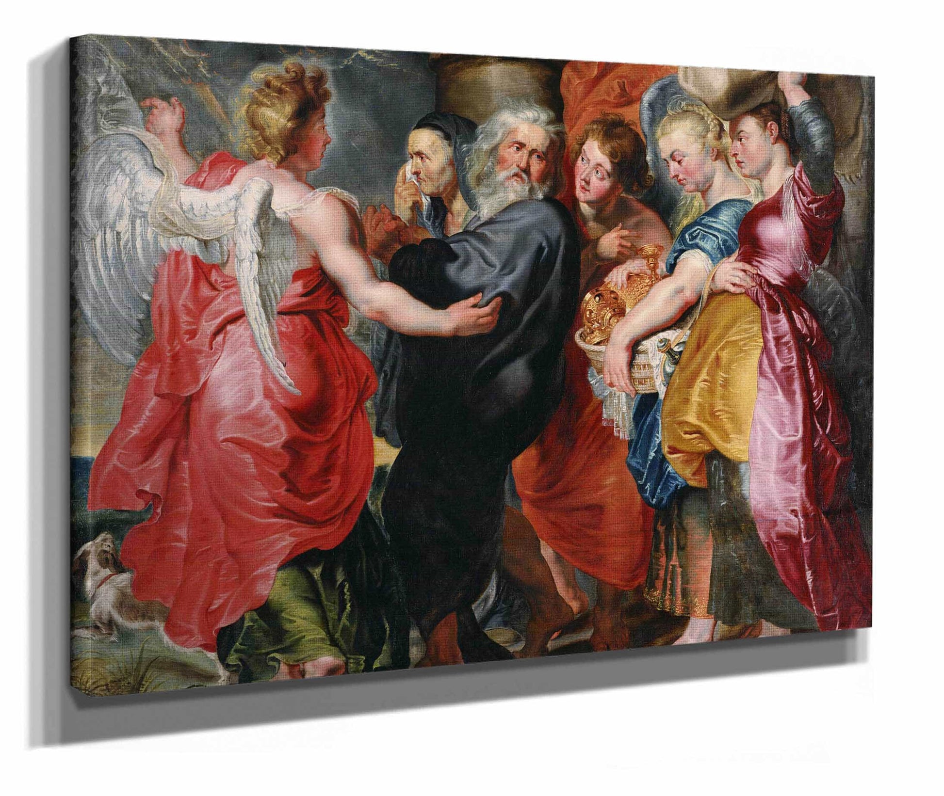 The Flight Of Lot And His Family From Sodom by Jacob Jordaens