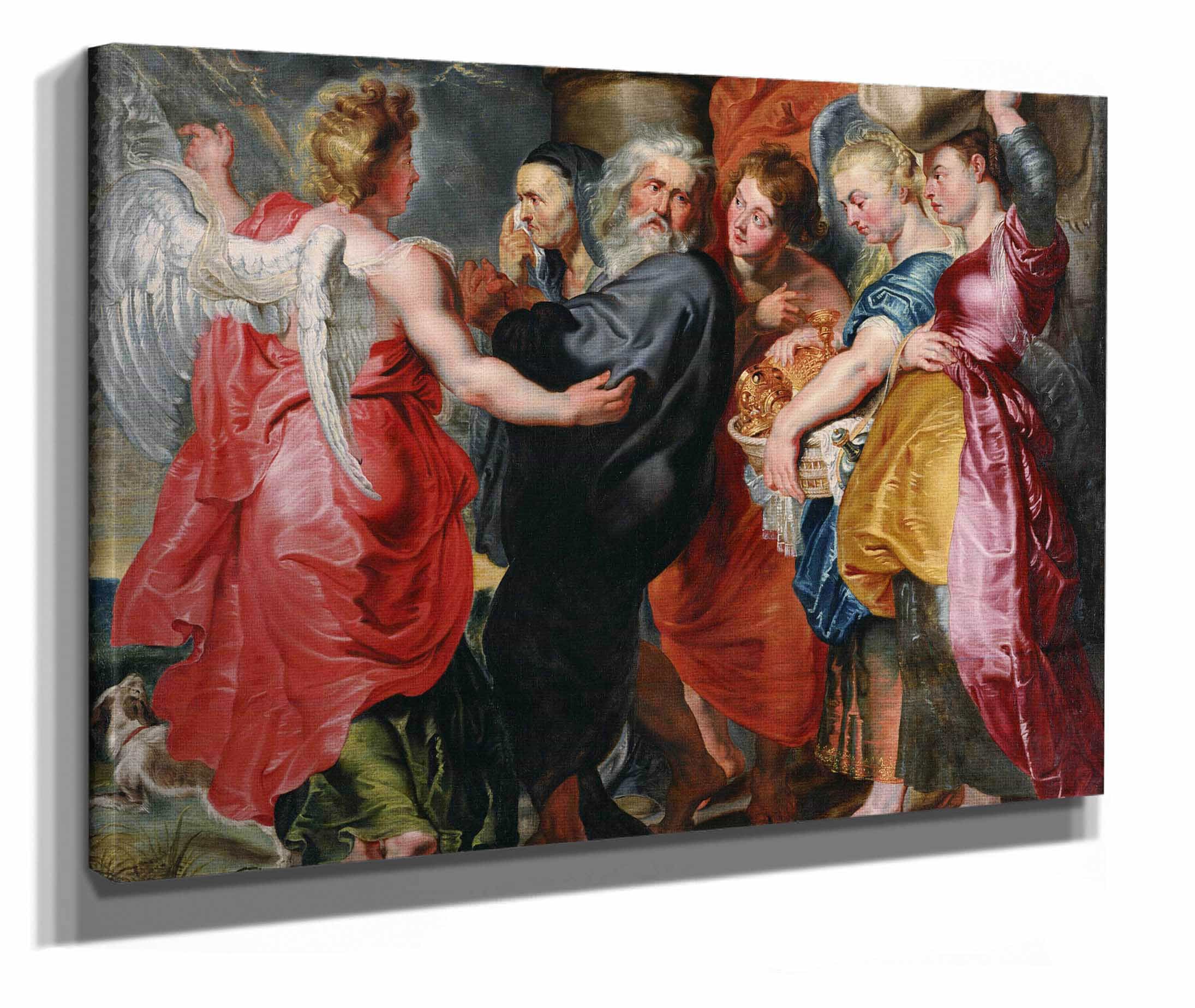 The Flight Of Lot And His Family From Sodom by Jacob Jordaens