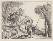 The Flight With Joseph In The Foreground by Giovanni Domenico Tiepolo