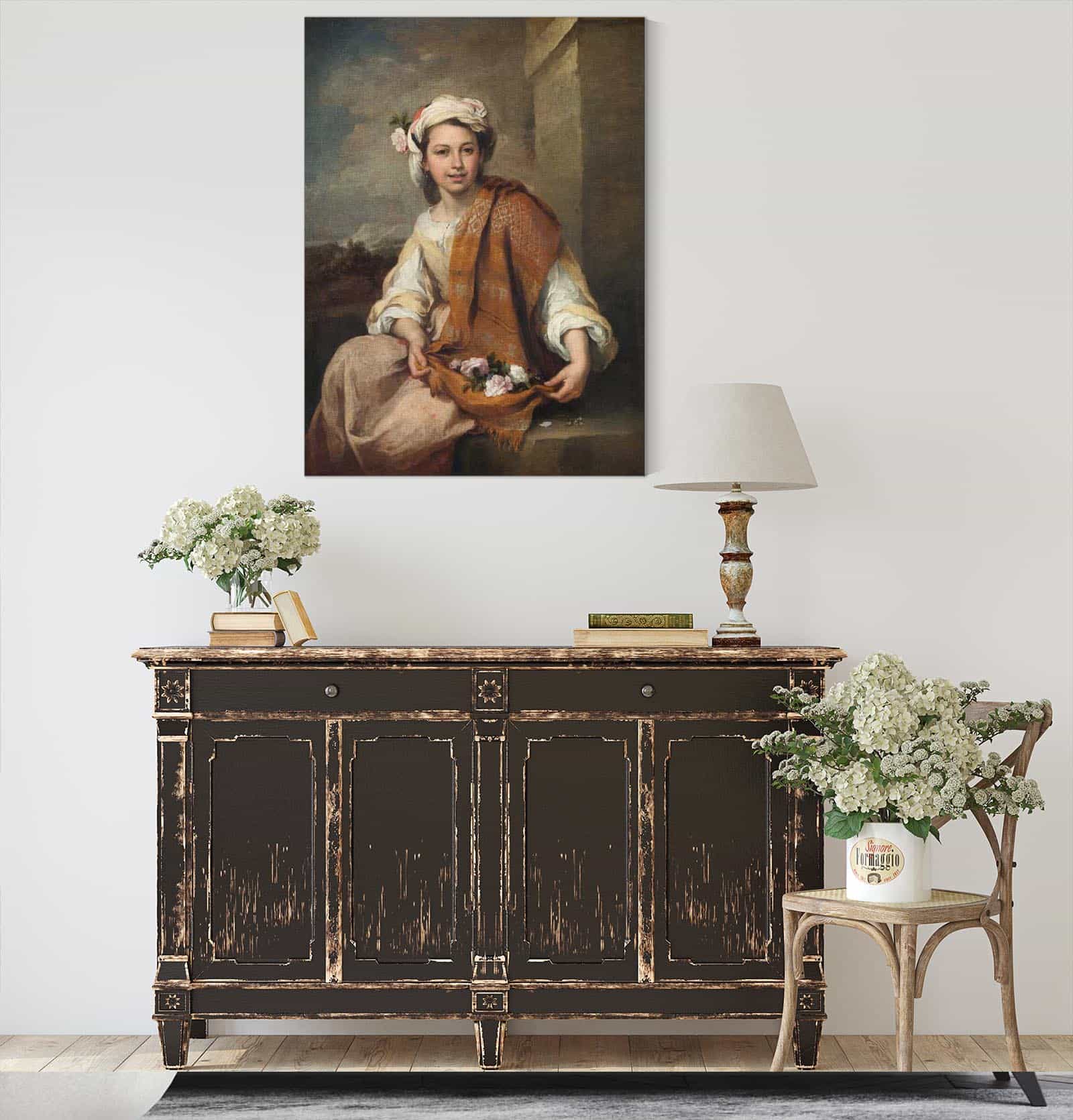 The Flower Girl by Bartolome Esteban Murillo