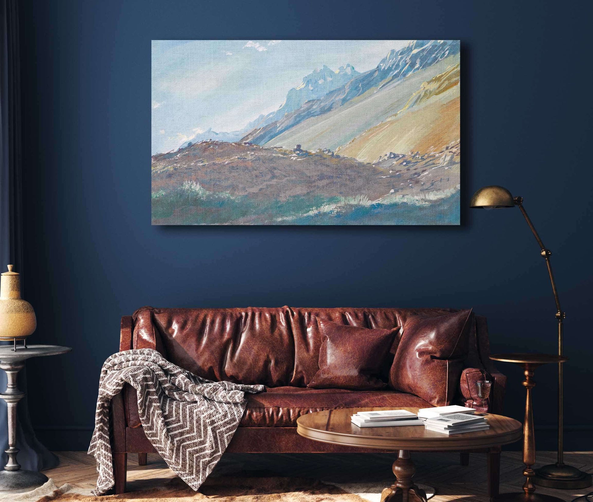 The Foothills Of The Karakoram Mountains By Alexander Evgenievich Yakovlev