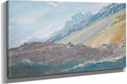The Foothills Of The Karakoram Mountains By Alexander Evgenievich Yakovlev