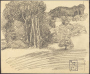 The Forest At Courdemanche by Theophile Alexandre Steinlen