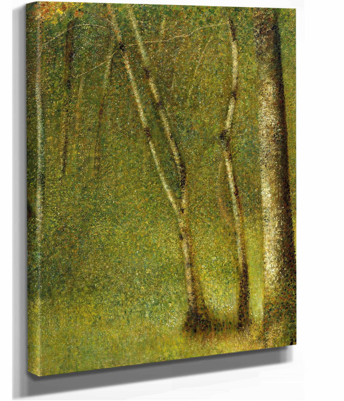The Forest At Pontaubert by Georges Seurat