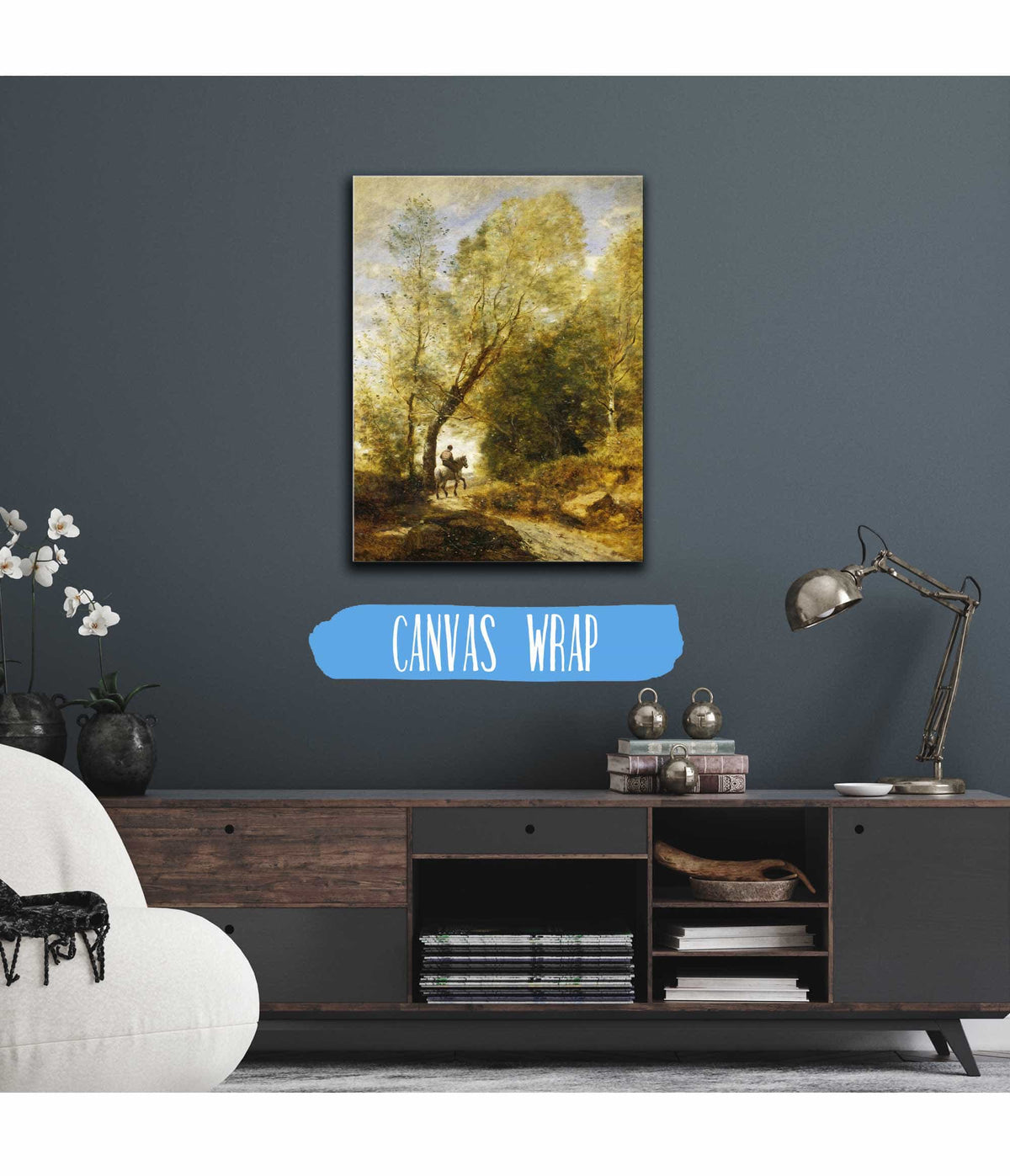 The Forest Of Coubron by Jean Baptiste Camille Corot