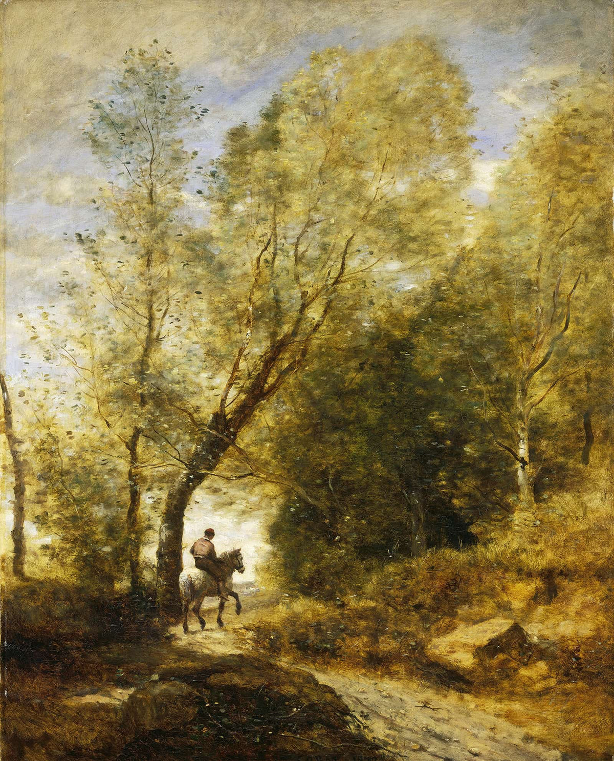 The Forest Of Coubron by Jean Baptiste Camille Corot