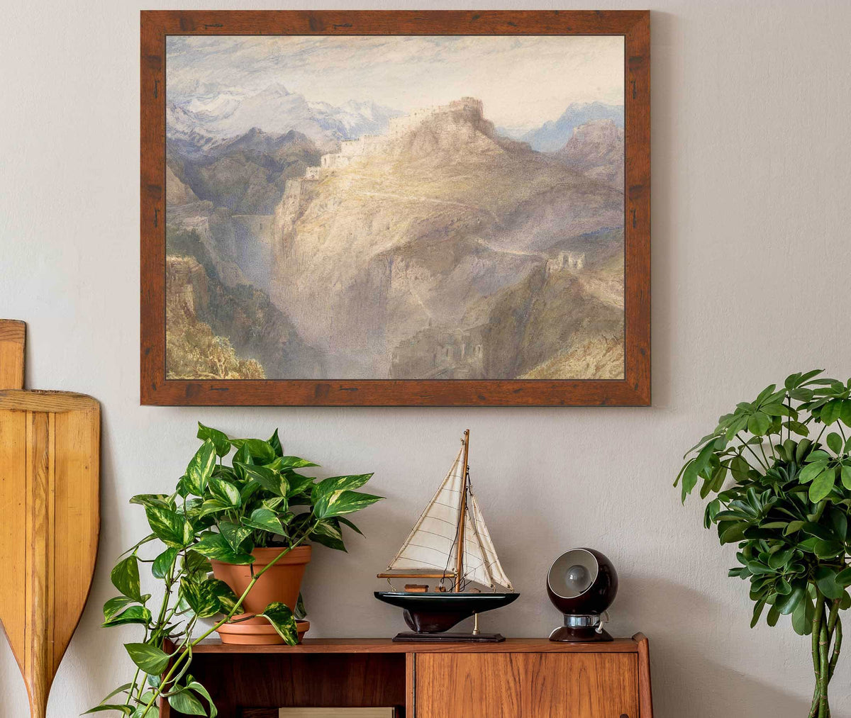 The Fort Of Lesseillon Val De La Maurienne France  by Joseph Mallord William Turner