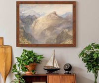 The Fort Of Lesseillon Val De La Maurienne France  by Joseph Mallord William Turner