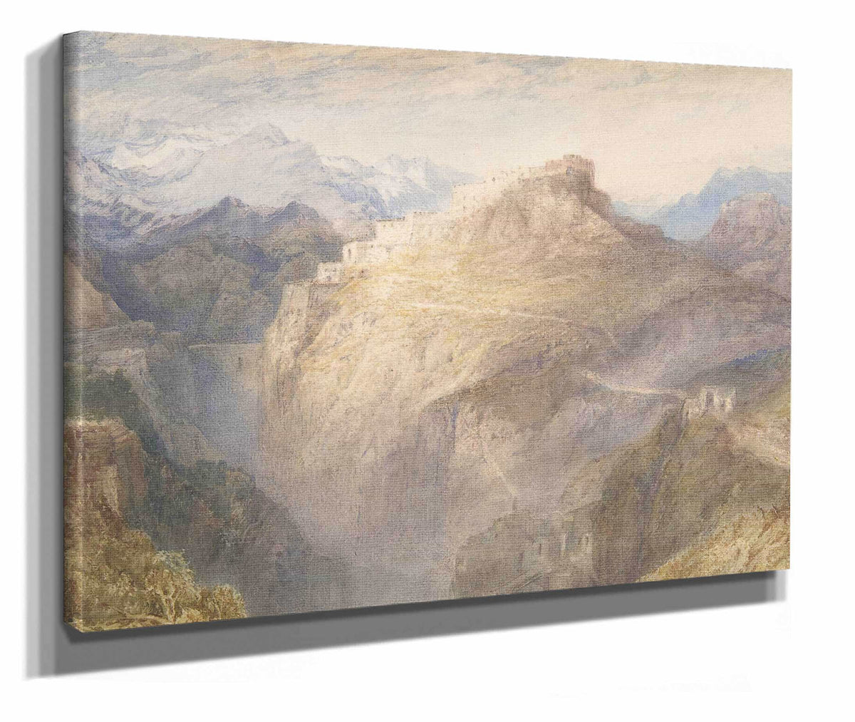The Fort Of Lesseillon Val De La Maurienne France  by Joseph Mallord William Turner