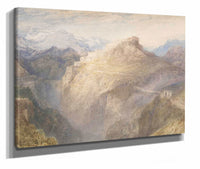 The Fort Of Lesseillon Val De La Maurienne France  by Joseph Mallord William Turner