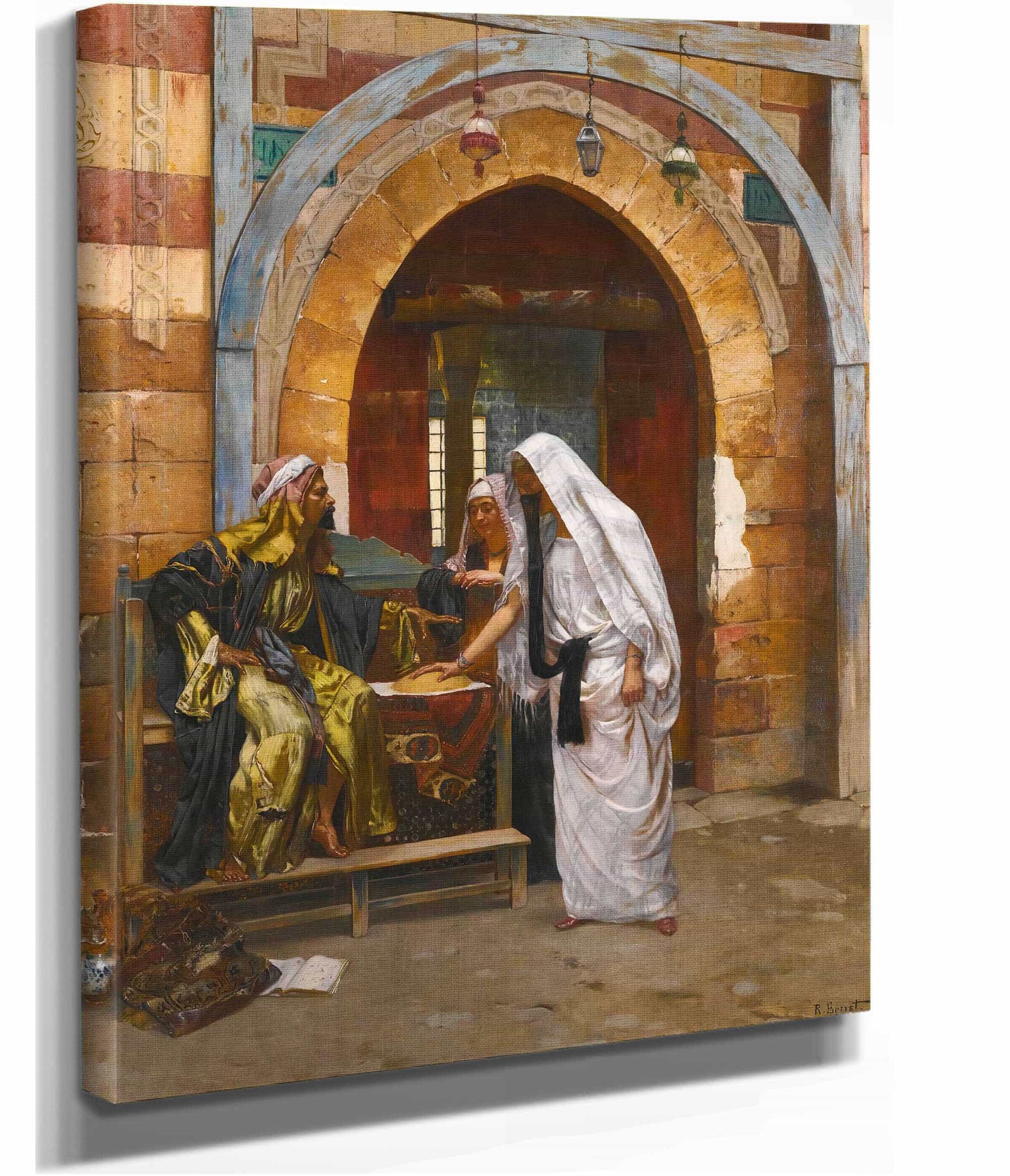 The Fortune Teller by Rudolf Ernst