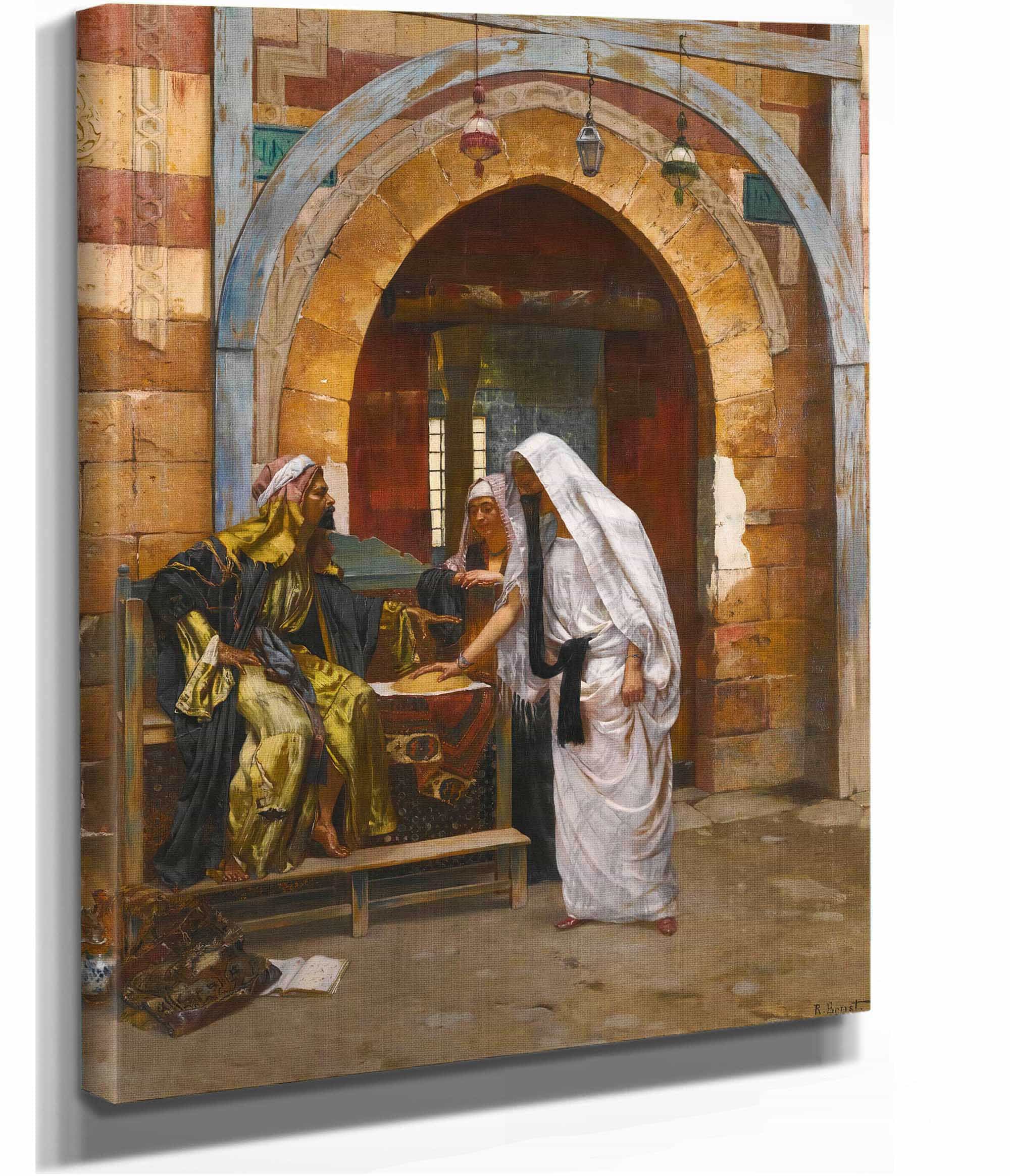 The Fortune Teller by Rudolf Ernst