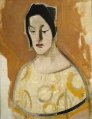 The Fortune Teller Woman In Yellow Dress by Helene Schjerfbeck