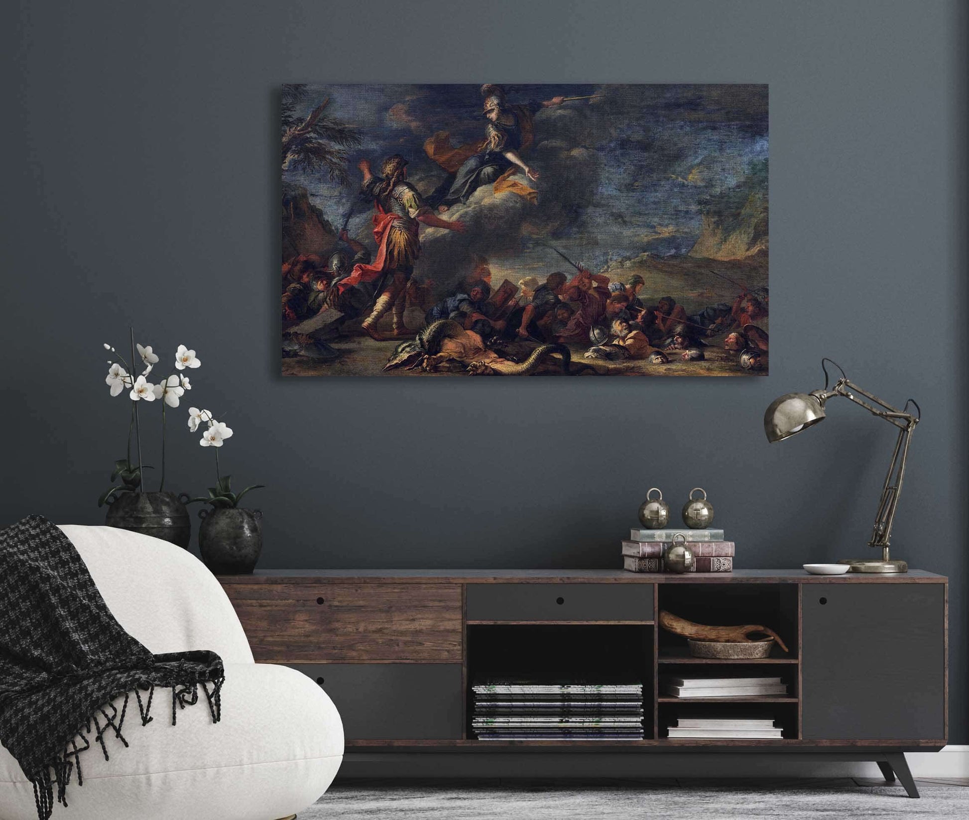 The Founding Of Thebes by Salvator Rosa