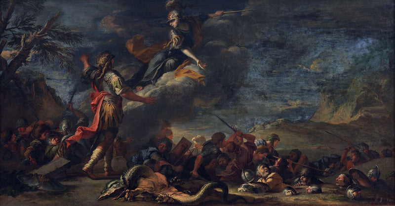 The Founding Of Thebes by Salvator Rosa