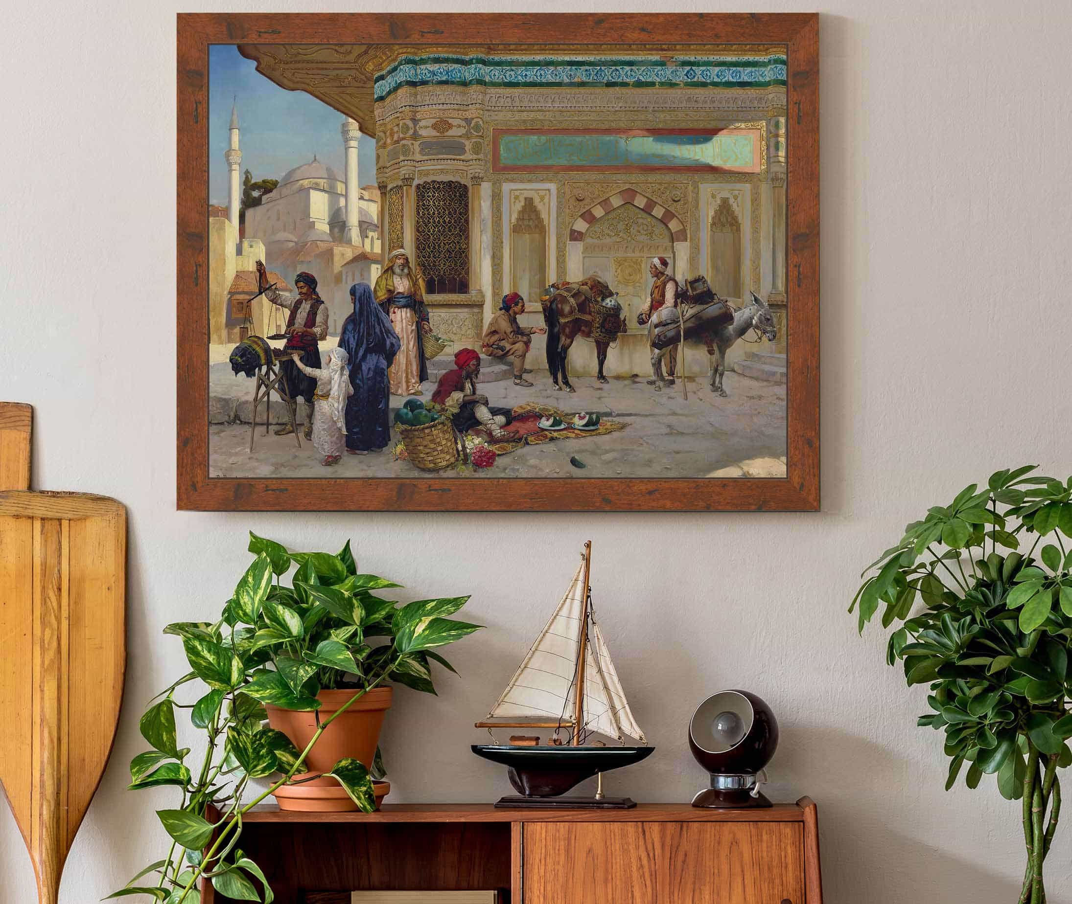 The Fountain Of Ahmed Iii Istanbul by Rudolf Ernst