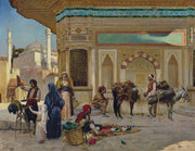 The Fountain Of Ahmed Iii Istanbul by Rudolf Ernst