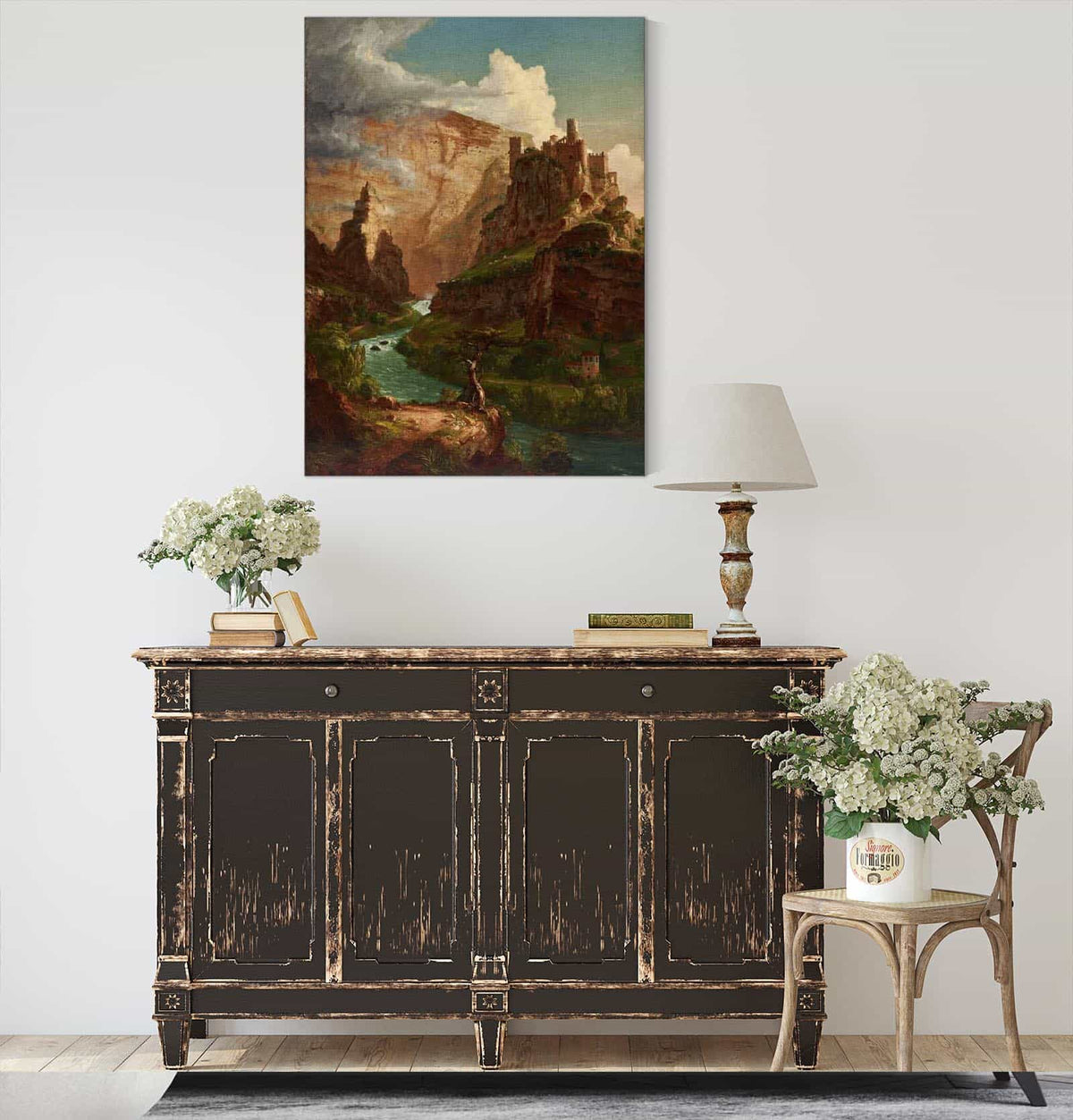 The Fountain Of Vaucluse by Thomas Cole