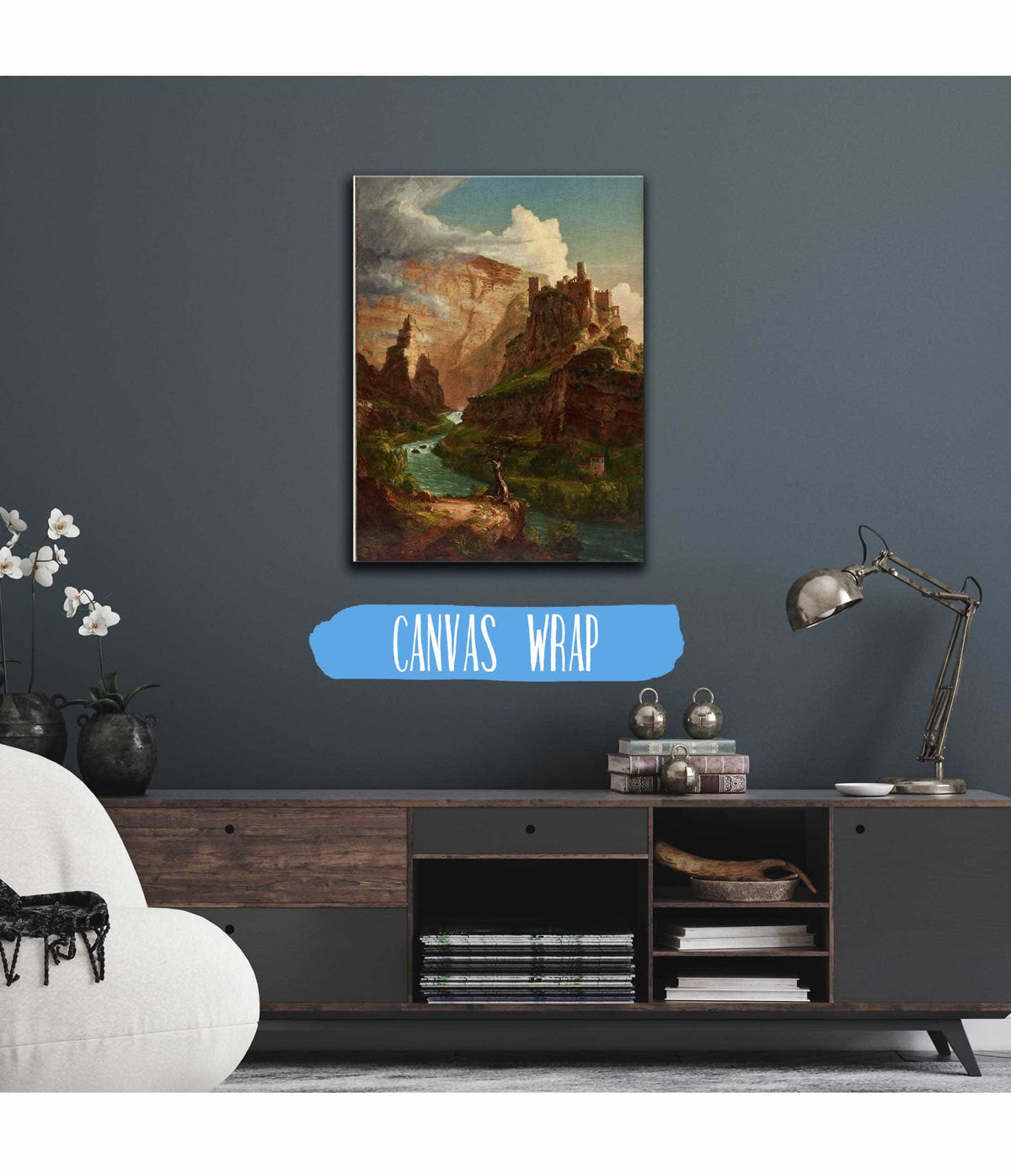 The Fountain Of Vaucluse by Thomas Cole