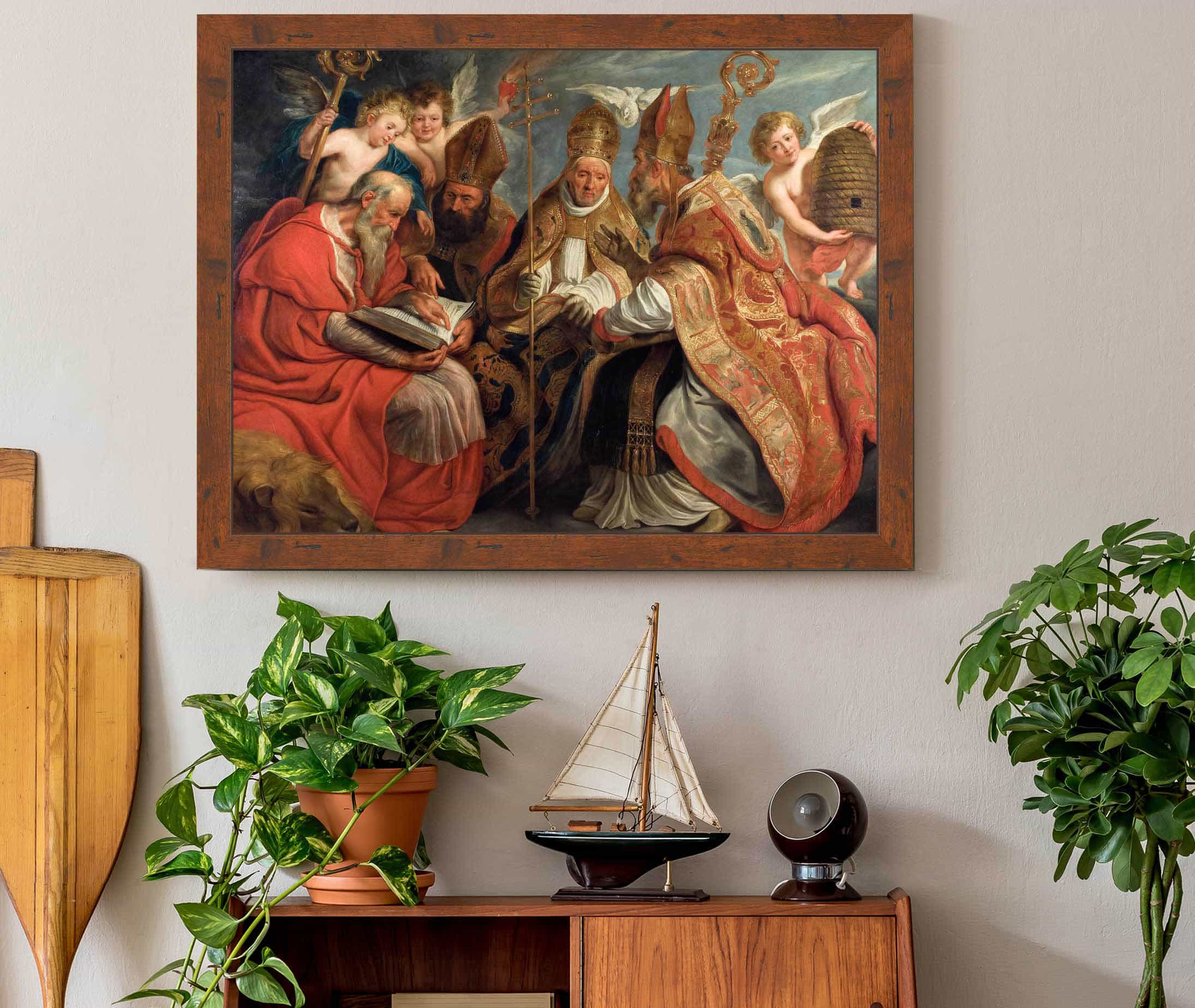 The Four Fathers Of The Latin Church by Jacob Jordaens