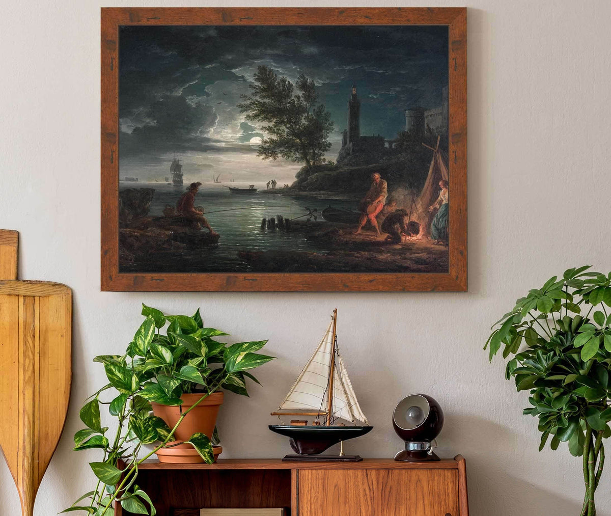 The Four Times Of Day Night by Claude Joseph Vernet