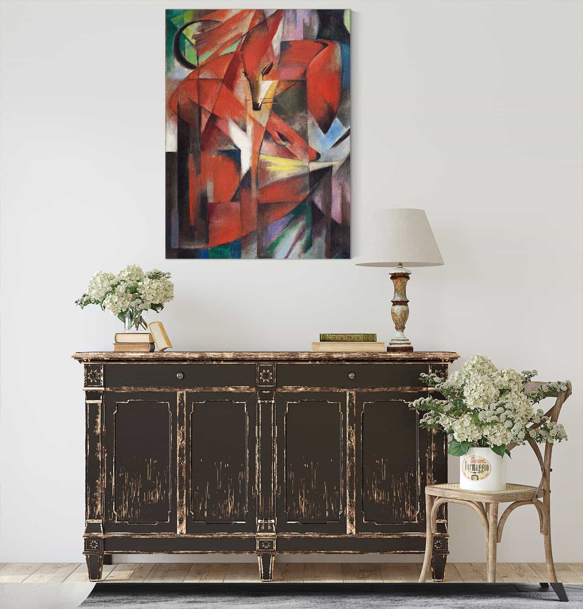 The Foxes by Franz Marc