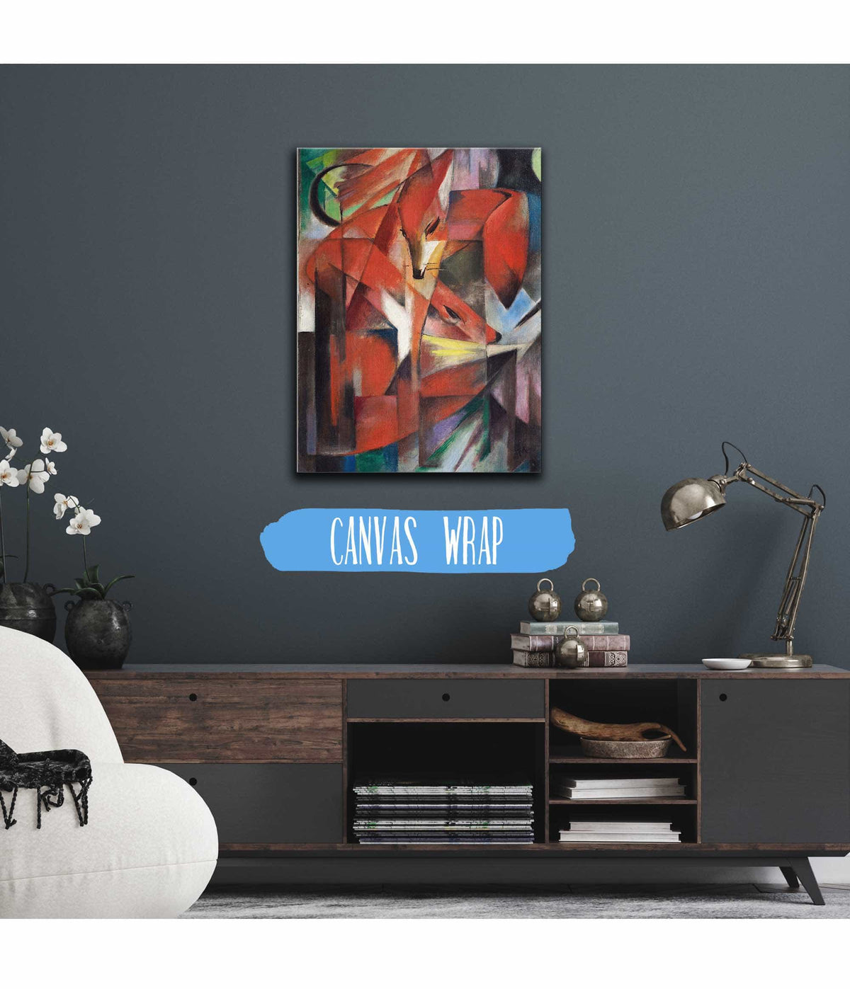 The Foxes by Franz Marc