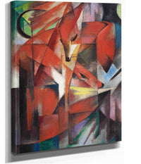 The Foxes by Franz Marc