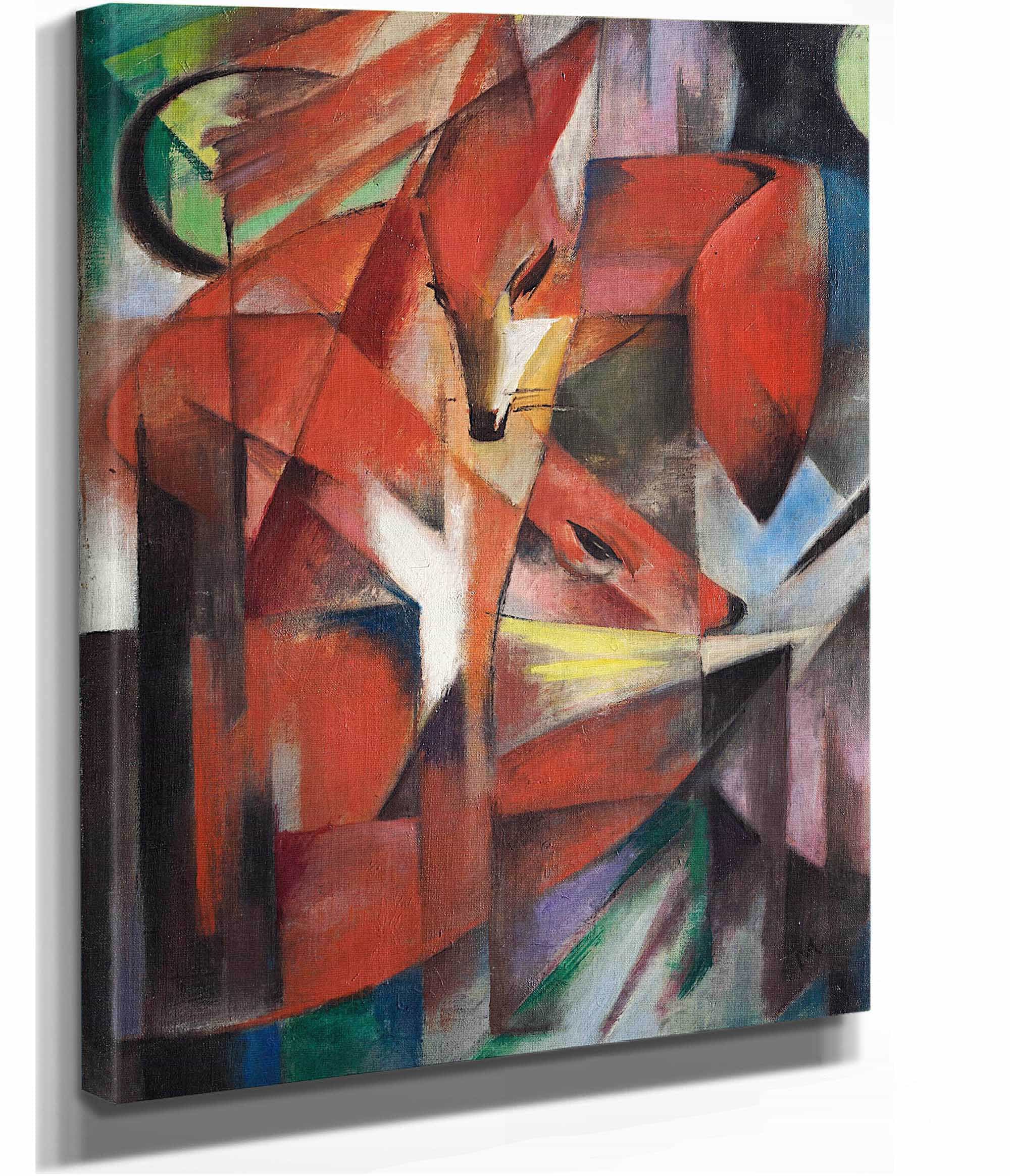 The Foxes by Franz Marc