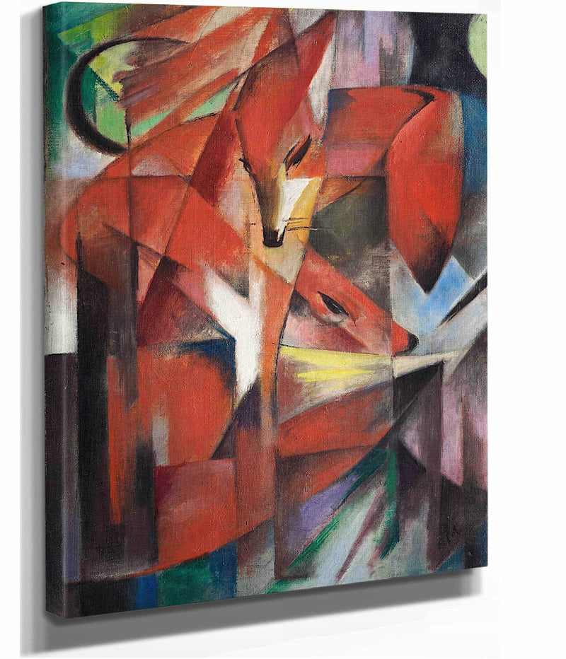 The Foxes by Franz Marc