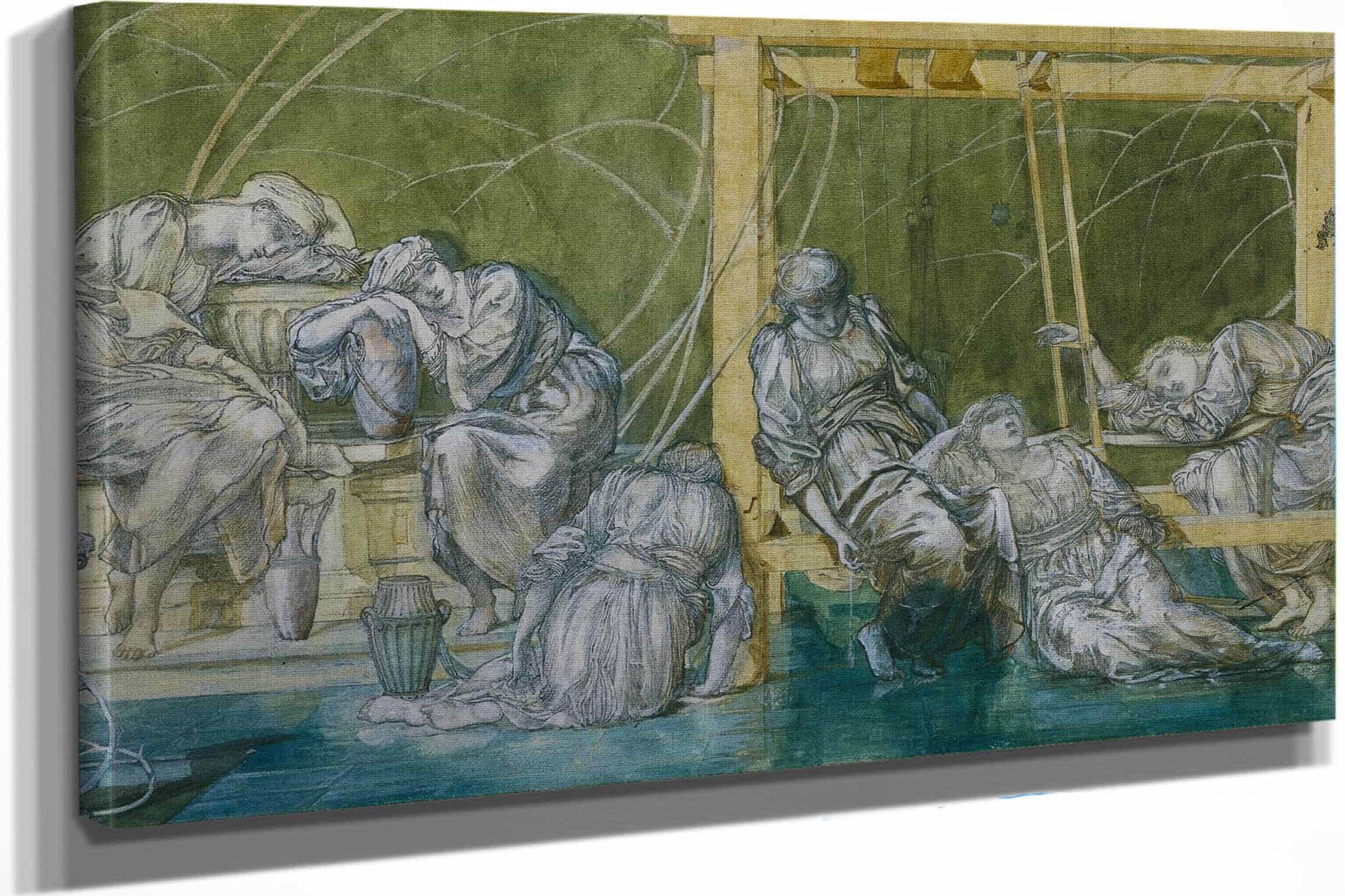 The Garden Court by Sir Edward Coley Burne Jones