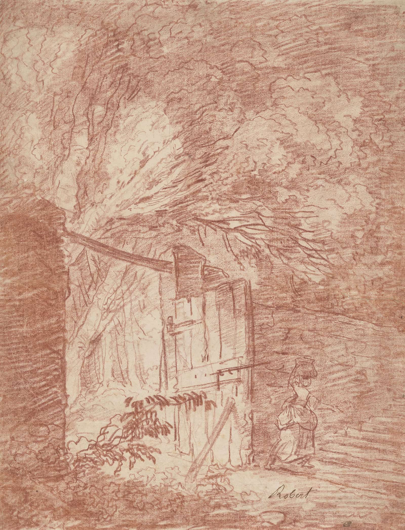 The Garden Gate by Hubert Robert