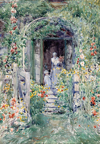 The Garden In Its Glory by Childe Hassam