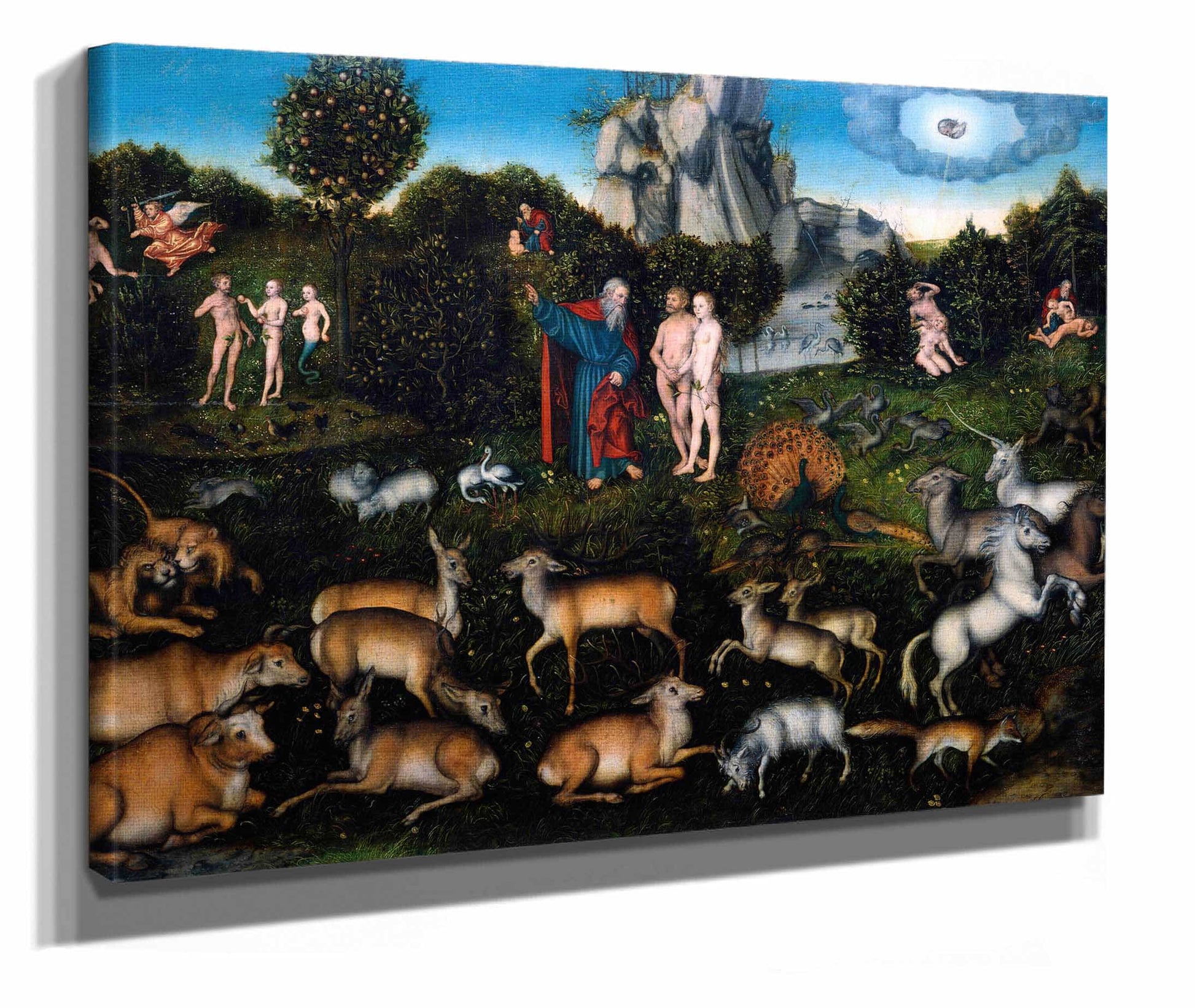 The Garden Of Eden by Lucas Cranach The Elder