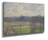 The Garden Of The Tuileries On A Winter Afternoon by Camille Pissarro
