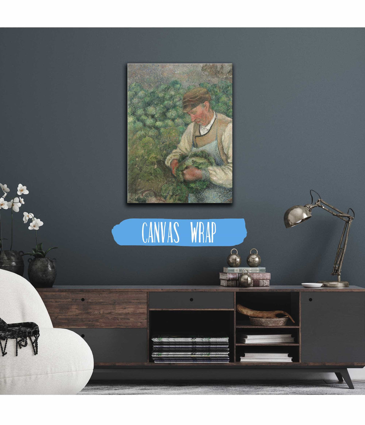 The Gardener Old Peasant With Cabbage by Camille Pissarro