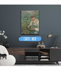 The Gardener Old Peasant With Cabbage by Camille Pissarro