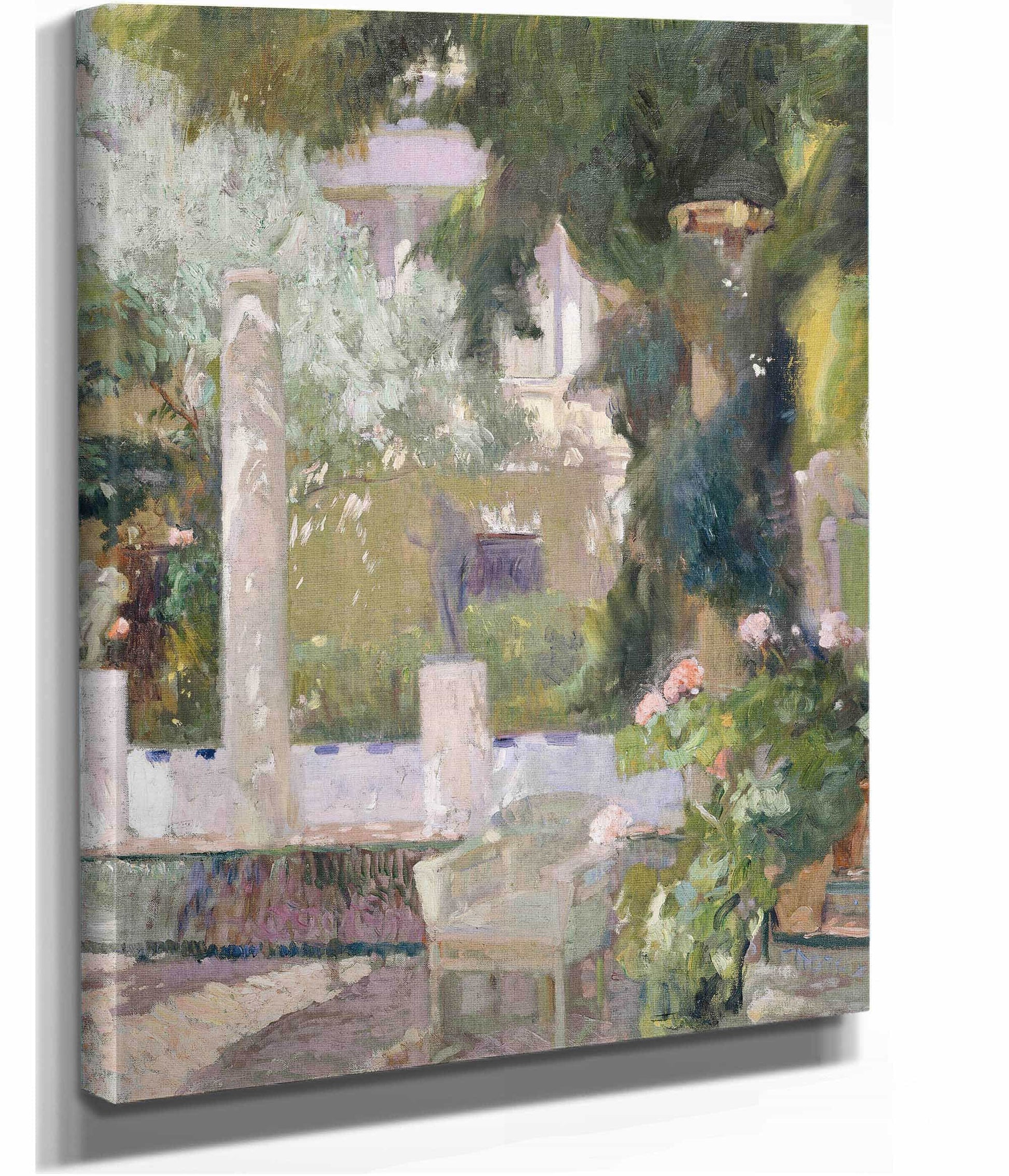 The Gardens At The Sorolla Family House by Joaquin Sorolla