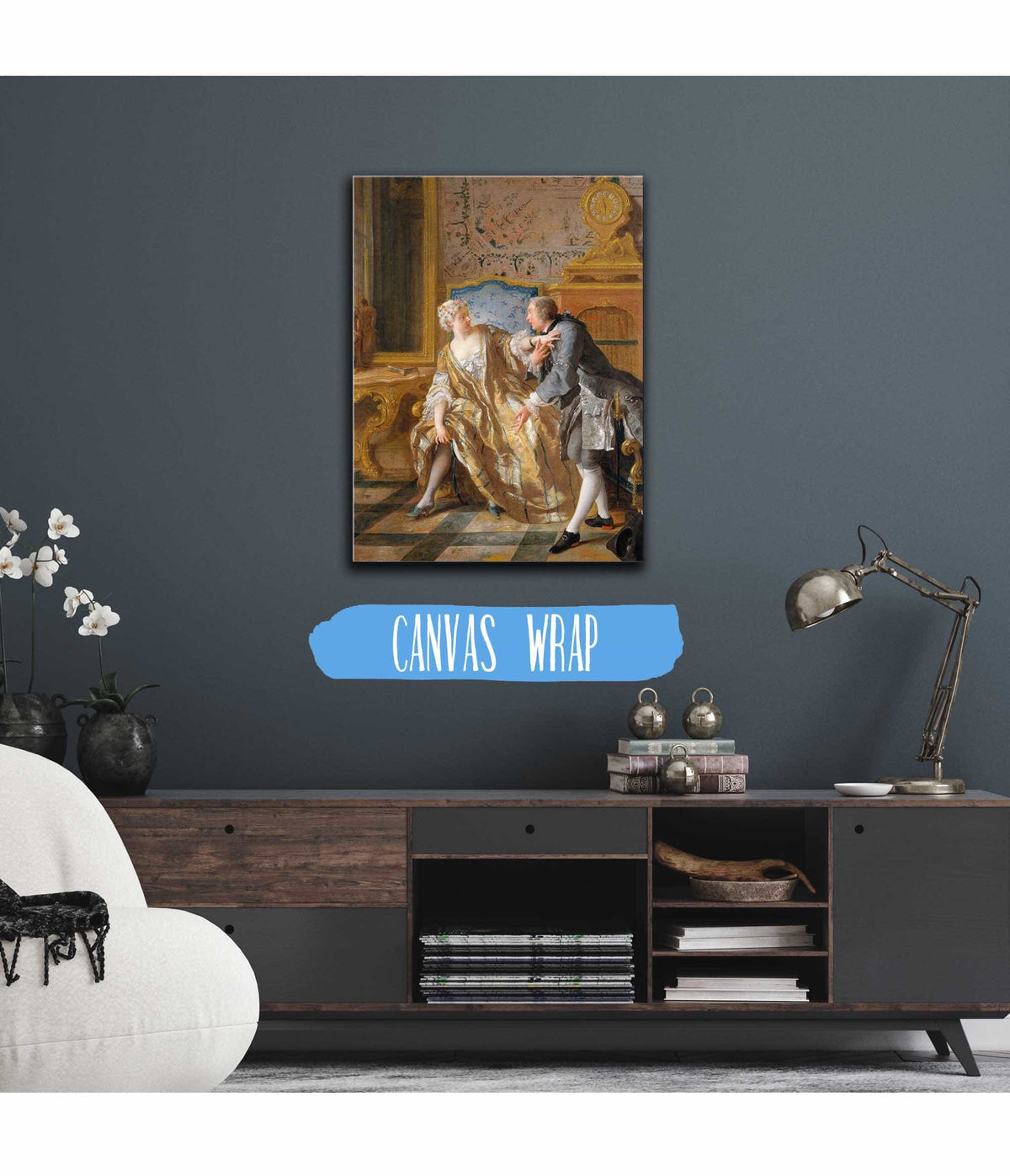 The Garter by Jean Francois De Troy