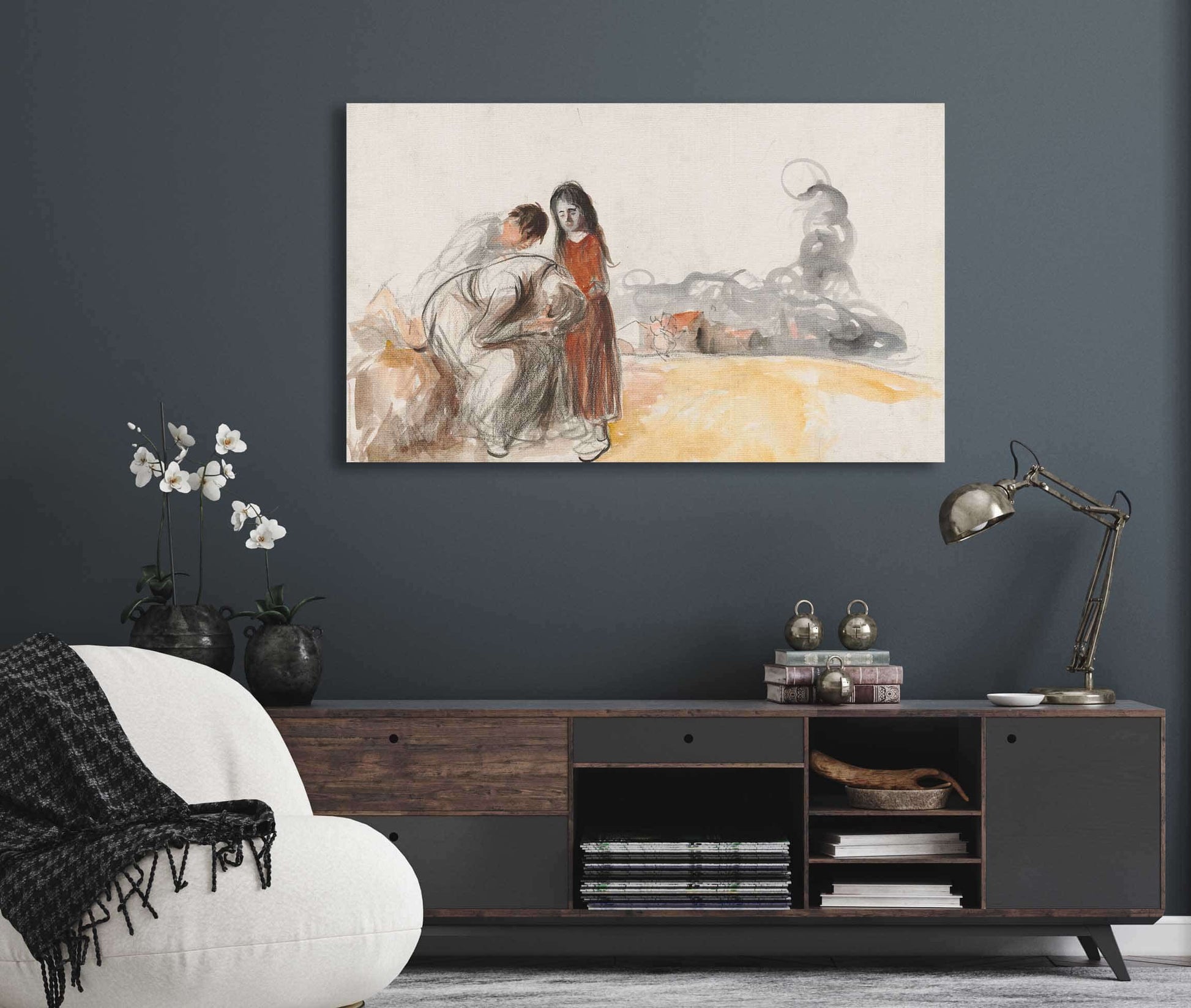 The Germans Have Gone Away Fourth Quarter S Or First Third S by Jean Louis Forain