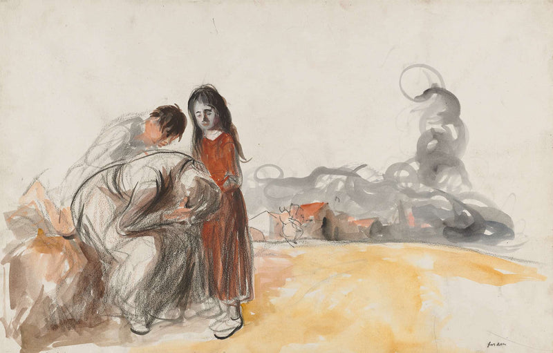 The Germans Have Gone Away Fourth Quarter S Or First Third S by Jean Louis Forain