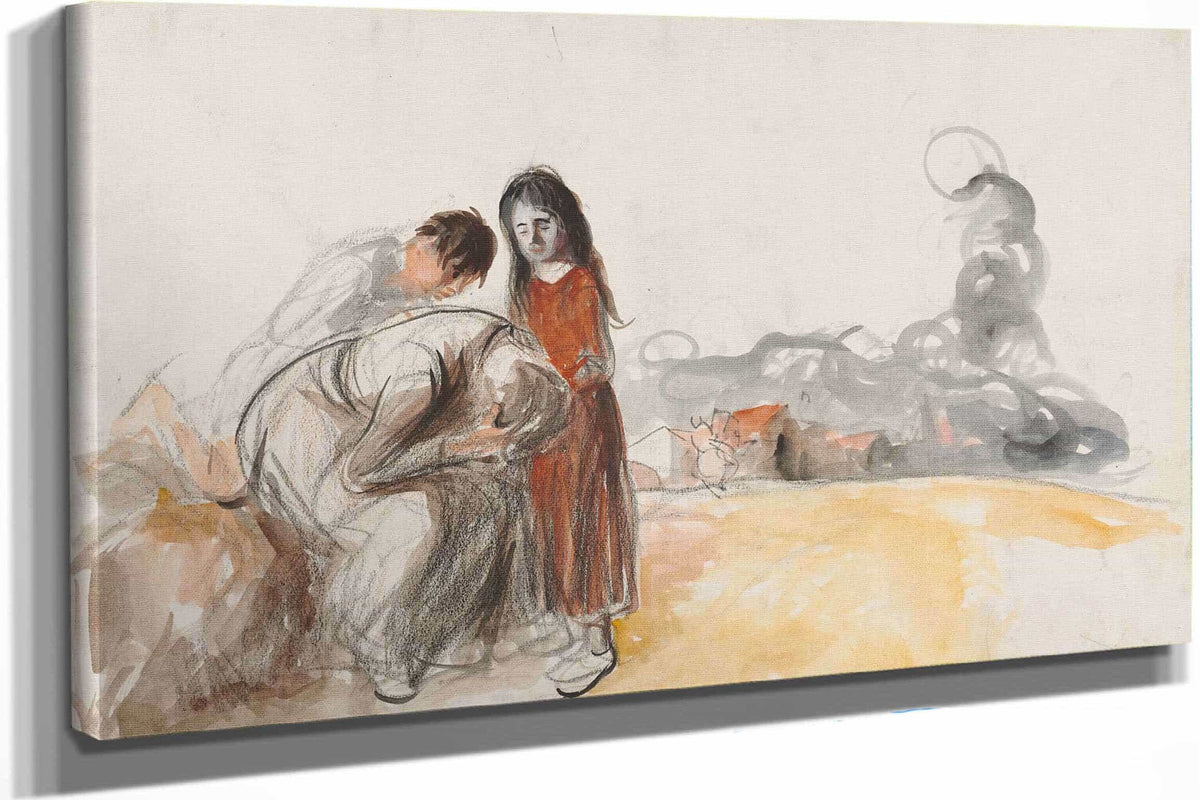 The Germans Have Gone Away Fourth Quarter S Or First Third S by Jean Louis Forain