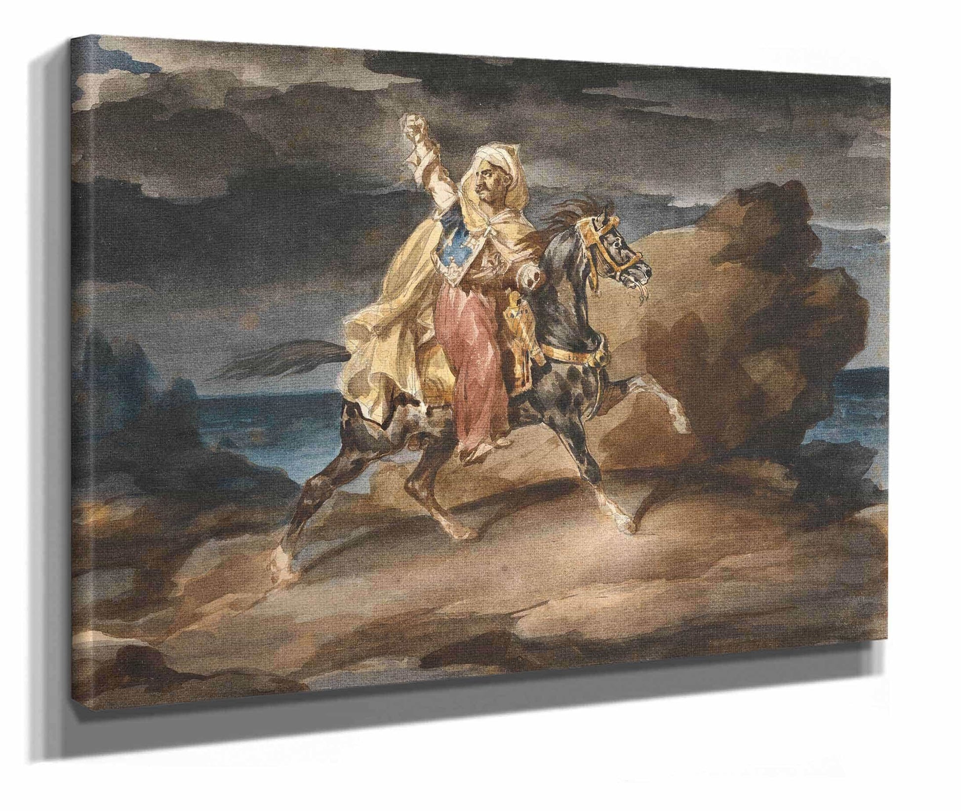 The Giaour About  by Theodore Gericault