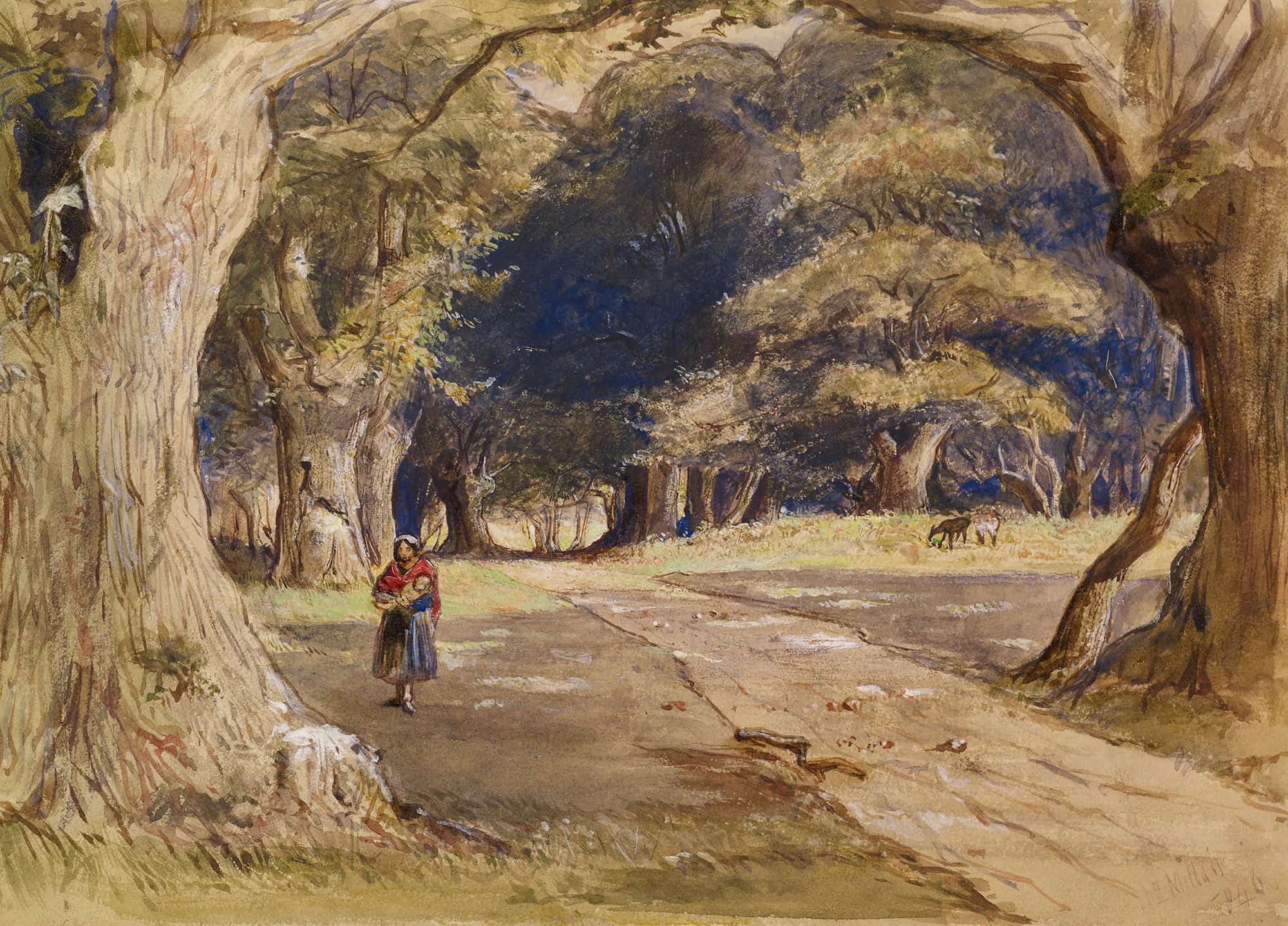 The Gipsy by Sir John Everett Millais