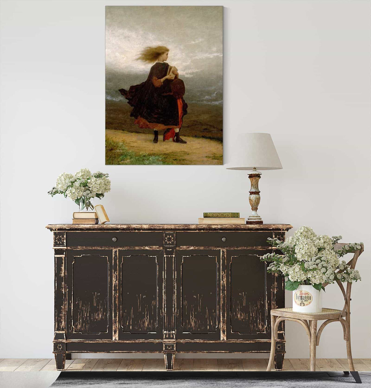 The Girl I Left Behind Me by Eastman Johnson