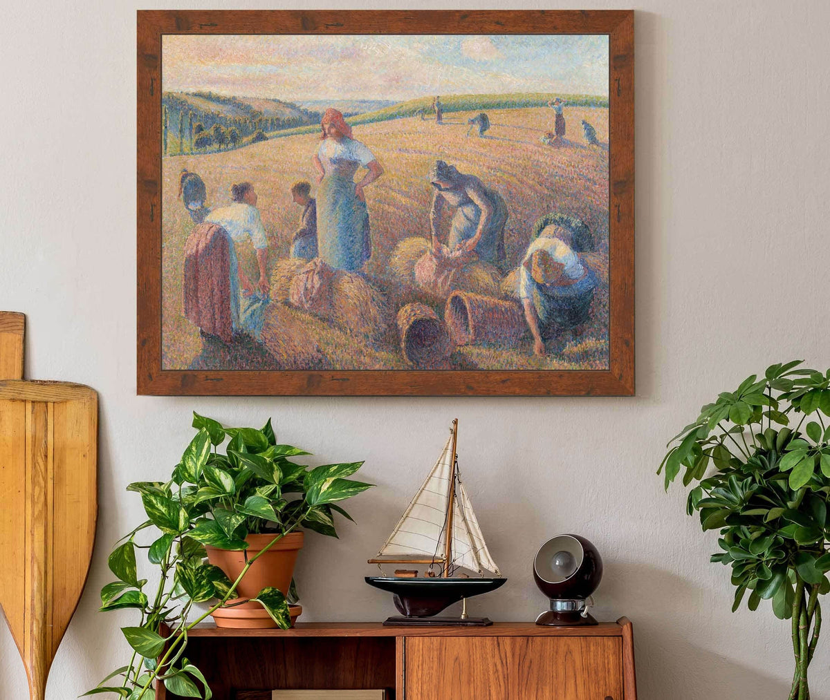 The Gleaners by Camille Pissarro