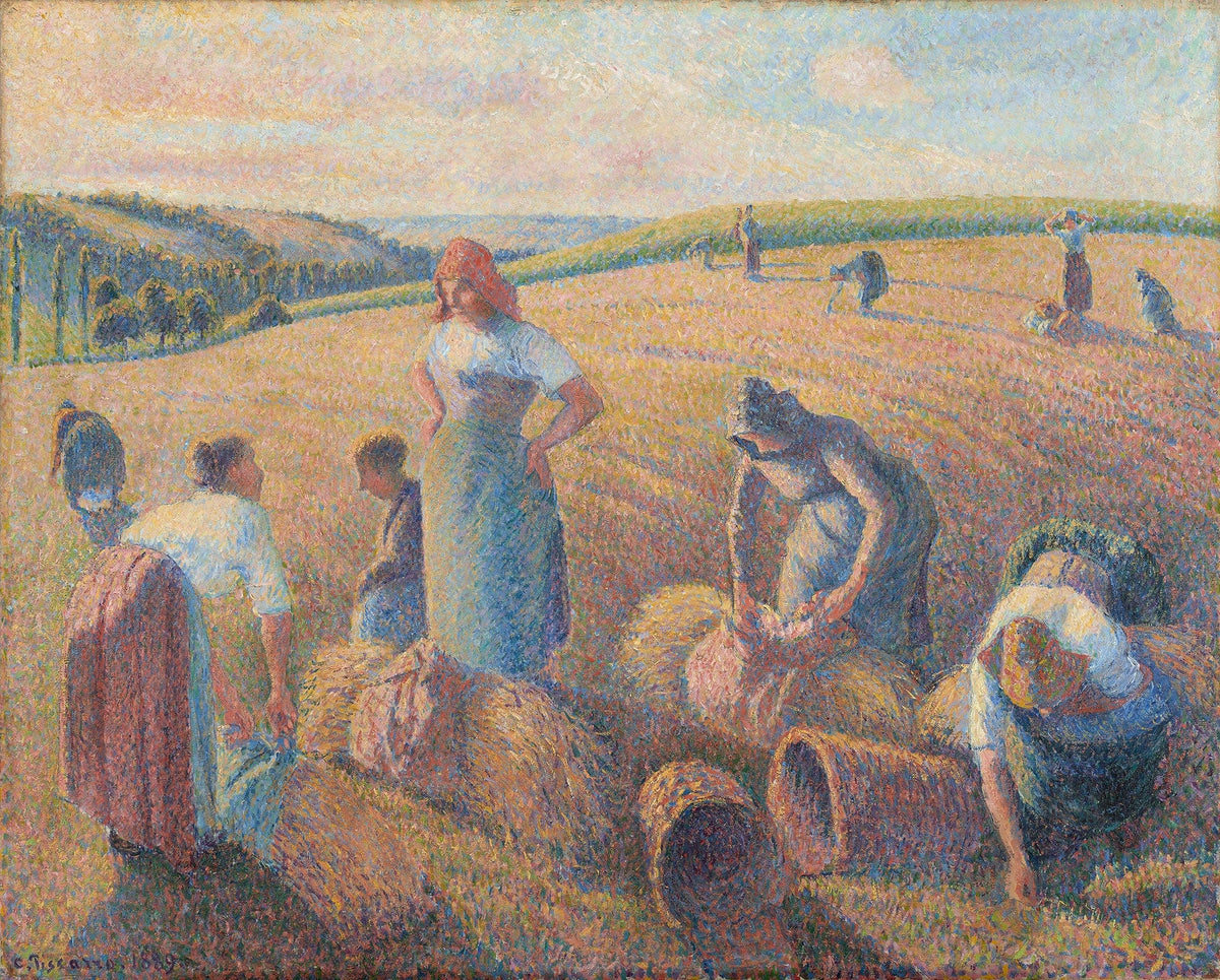 The Gleaners by Camille Pissarro