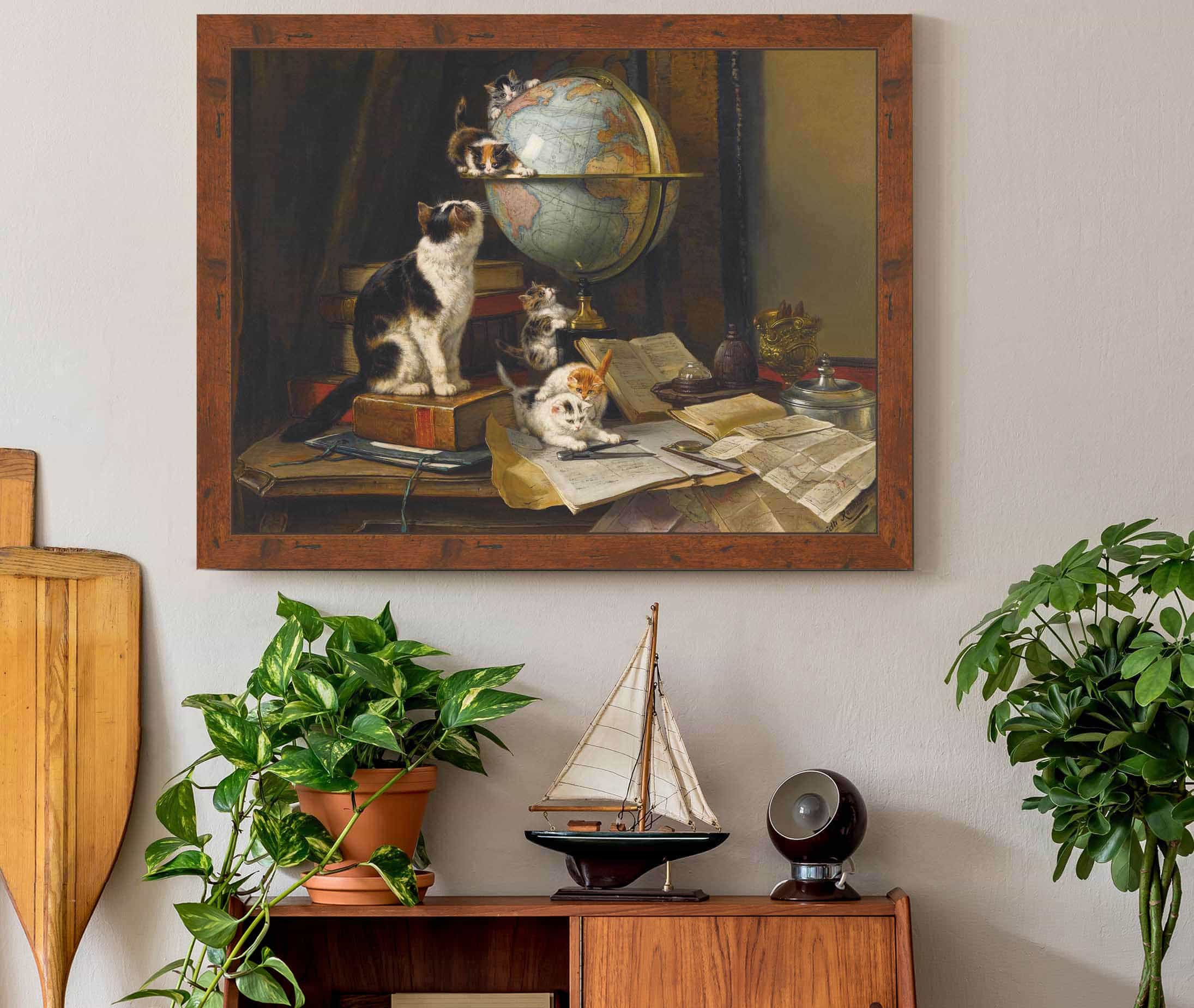 The Globetrotters by Henriette Ronner Knip