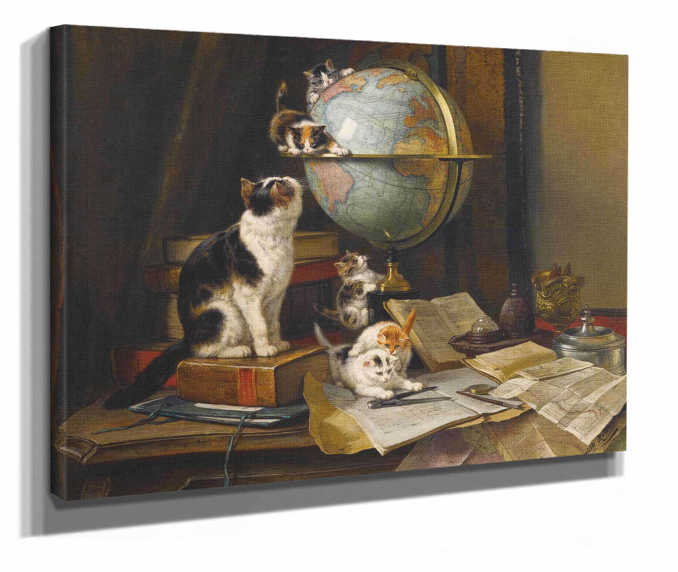 The Globetrotters by Henriette Ronner Knip