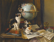 The Globetrotters by Henriette Ronner Knip